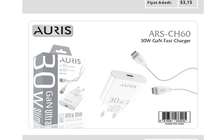 Auris CH60 30W GaN Usb-C Type-C  Başlık Kablo Set